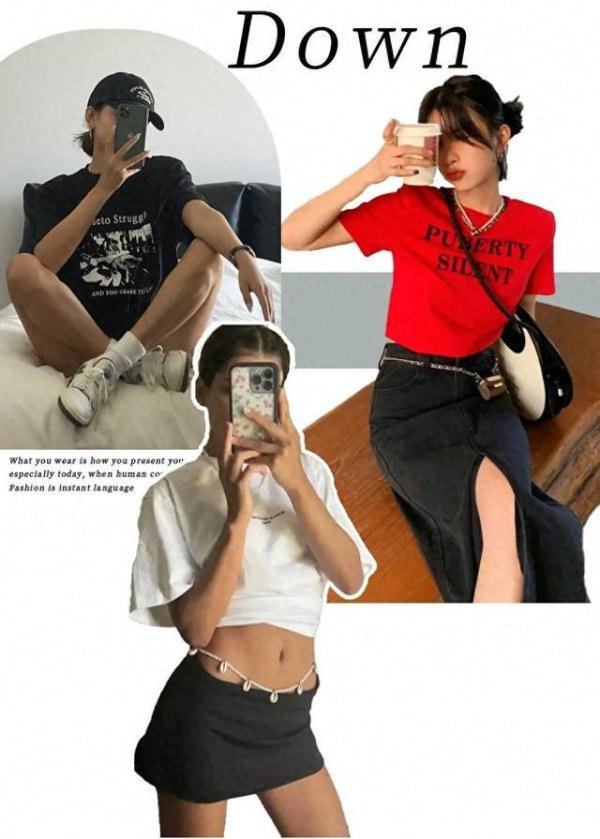 申银策略 辣妹T恤+半裙，夏天时髦女人最爱的穿搭！连明星都上头！