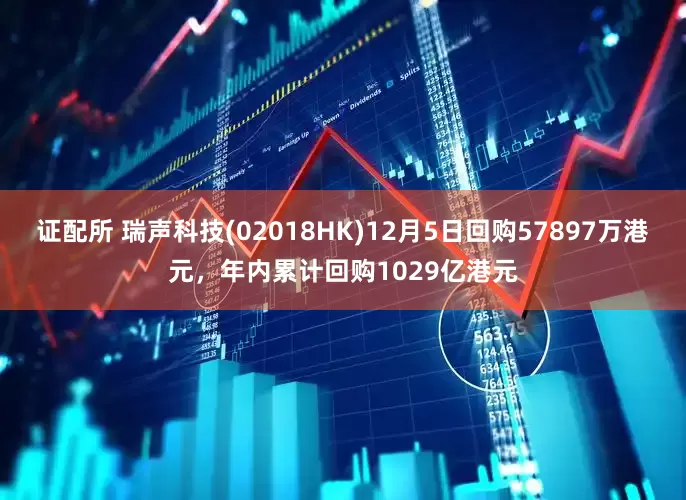 证配所 瑞声科技(02018HK)12月5日回购57897万港元，年内累计回购1029亿港元