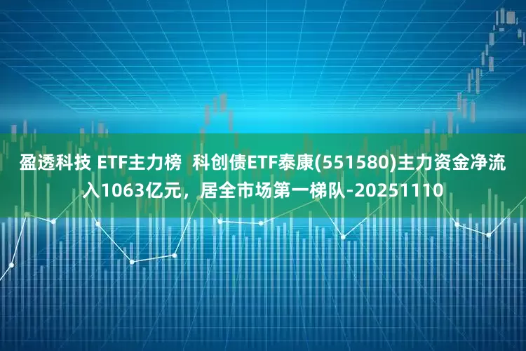 盈透科技 ETF主力榜  科创债ETF泰康(551580)主力资金净流入1063亿元，居全市场第一梯队-20251110