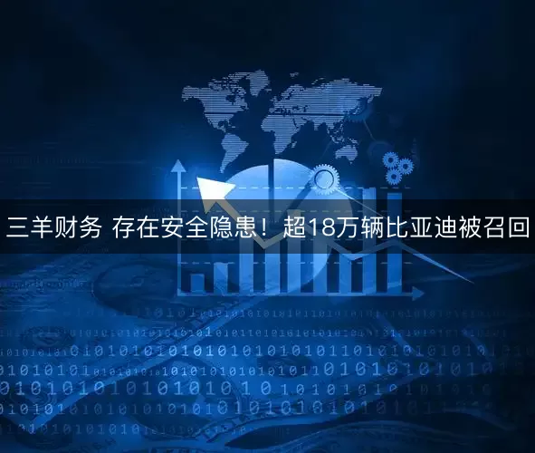 三羊财务 存在安全隐患！超18万辆比亚迪被召回